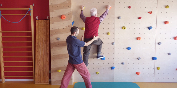 Klettern als Therapie und Training